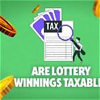 how much are lottery winnings taxed